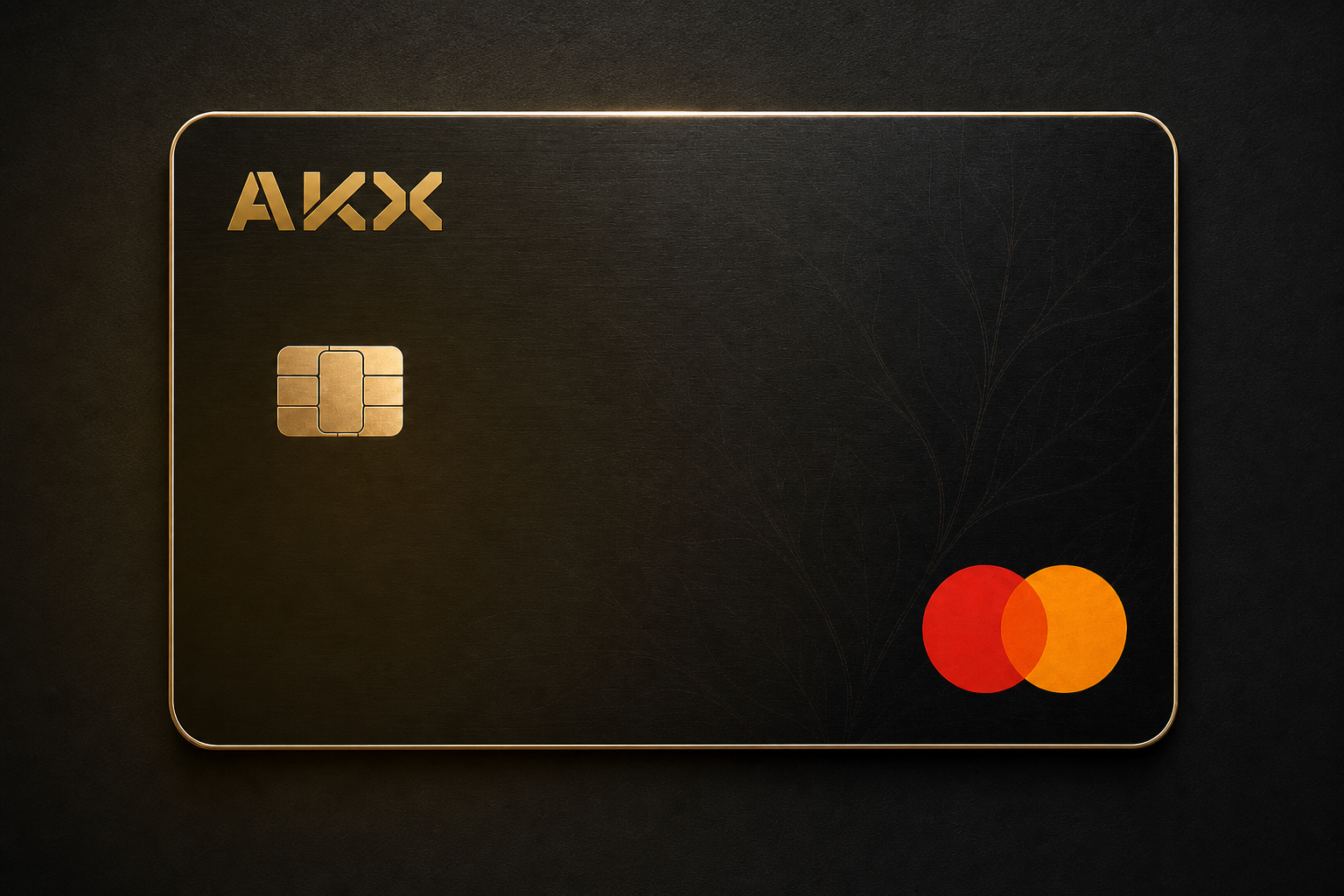 AKX Black-Gold Mastercard