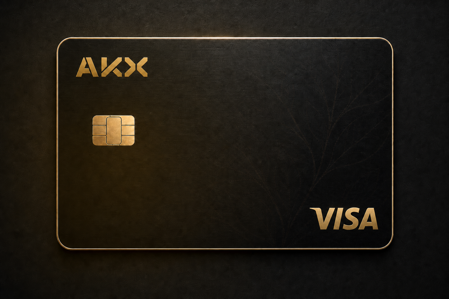 AKX Black-Gold Visa